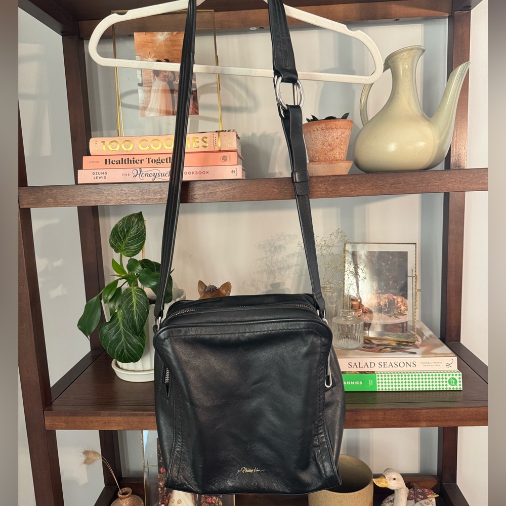 Phillip  lim Black Leather Crossbody Bag